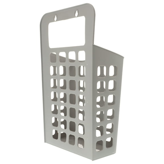 POPETPOP Wall-Mounted Dirty Clothes Basket Green Plastic for Holding Sundries Foldable Design