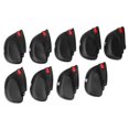 thumbnail image 3 of Dioche Driver Headcover, Black 12x7.5cm Head Cover, Club Head Protective Cover, Durable PVC Headcover, For Course Clubs, 3 of 8