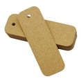 thumbnail image 4 of 500 PCS Rectangular Shape Kraft Paper Gift Tags Bonbonniere Wedding Favor Hang Tag with Free Natural Jute Twine, 4 of 4