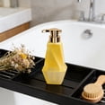 thumbnail image 5 of Doghiosgha 400ML Plastic Soap Dispenser, Refillable Pump Dispenser Bottle for Bathroom Vanity Countertop Use, Gold, 5 of 6