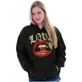thumbnail image 3 of Vintage Love Lips Biting Cherry Hoodie Sweatshirt Women Men Brisco Brands S, 3 of 6
