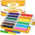 thumbnail image 1 of Lápices de colores Toidgy, 240 paquetes, para aula de niños con sacapuntas, 1 of 7