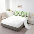 thumbnail image 5 of Feelyou Lucky Cat Animal Bedding Comforter Set 7pcs, Spring Shamrock Full Bedding Set, 5 of 8