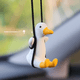 thumbnail image 3 of Colgante de coche con forma de pato oscilante, colgante de espejo retrovisor para coche, colgante de pato, decoración interior de coche para mujer, 3 of 6