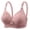 Pink, variant on Wireless Bras for Women Plus Size Breathable Daily Underwear Small Print Bra Pink XS-4XL