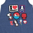 thumbnail image 3 of Peanuts - I Heart Snoopy Patches - Youth Girls A-line Dress, 3 of 6