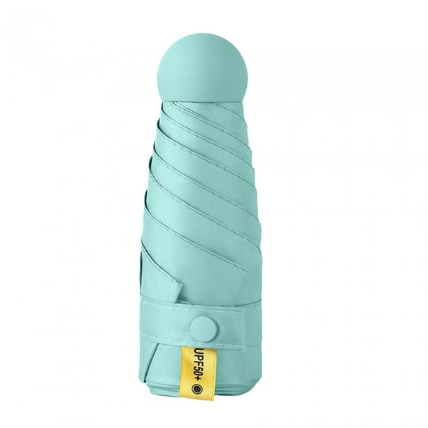 plegable de bolsillo 6 Costillas Mini Fuerte a prueba de Yuyangstore Paraguas de lluvia de sol