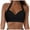 Black, variant on Women Full Coverage Bikini Top No Bottom Push Up Swimsuits Top Sport Bra Bathing Suits Tops Tankini Tops(Black,2XL)