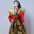 thumbnail image 4 of Jiibva 12inch Japanese Samurai Doll - 31cm Tall Traditional Kimono Ninja Warrior Mini Figures - Art Dolls for Collection & Ornaments, 4 of 5