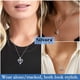 thumbnail image 4 of Collar de plata de ley S925 Silvora para mujer Collares con piedra natal del infinito Corazón Cumpleaños Navidad Aniversario San Valentín Joyas Regalos, 4 of 8