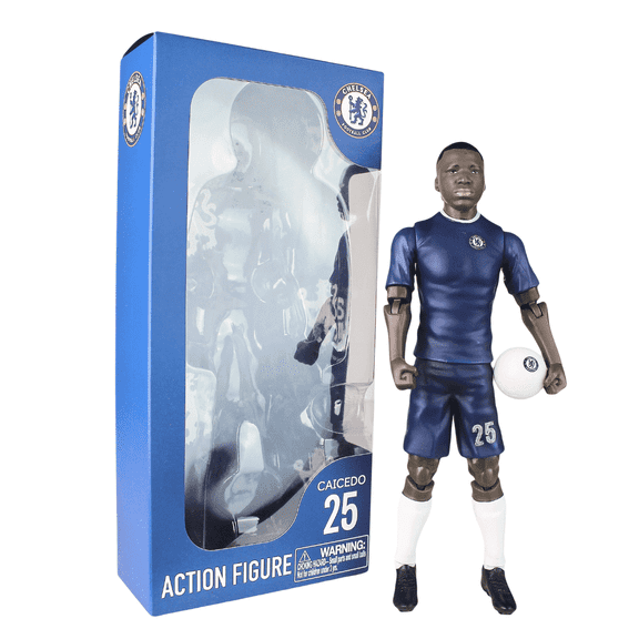 Banbo Toys SOCKERS Chelsea Moisés Caicedo 8" Collectible Soccer Action Figure