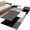 Black, variant on Black Grey Bathroom Mat 2x3 FT, Non Slip Small Kitchen Mat, Middle Century Irregular Geo Abstract Art Washable Soft Backed Front Door Throw Rug Non-Shedding Indoor Outdoor Doormat for Entryway Sink