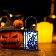 thumbnail image 4 of Halloween Decorations Handheld Lamp Lantern with Spider/Castle Silhouette, 4 of 5