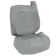 thumbnail image 5 of Kojem Front Driver Seat Cover for 2000-2002 Chevrolet Chevy Tahoe Suburban 1500 2500 Light Pewter Gray, 5 of 7