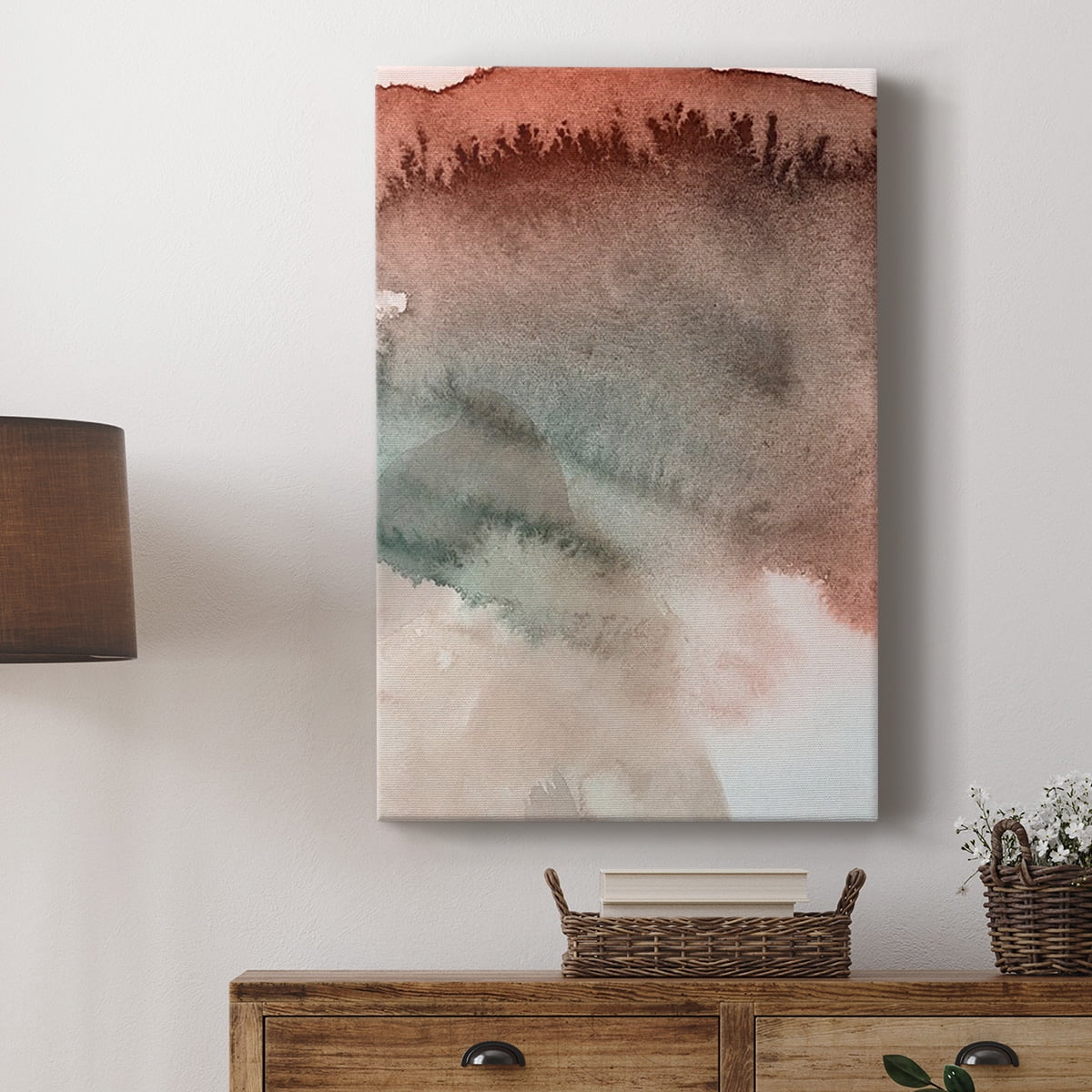 Red Ochre Abstract IV Premium Gallery Wrapped Canvas - Ready to Hang