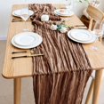 thumbnail image 6 of Cheesecloth Table Runner Christmas Boho Rustic Gauze 120 inch 10FT Cheese Cloth Runner for Wedding Party Baby Shower Birthday Home Decor Holiday Decorations, 6 of 8