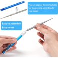 thumbnail image 2 of Compact Fishing Companion, Portable Knife Sharpener With Aluminum Housing For Safe Storage During Outdoor Exploration And Fishing Trips, 2 of 5