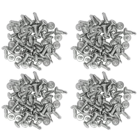 

2024 200PCS Self Drilling Screws 304 Stainless Steel Round Head Drill Screw Replacement M4.8x13