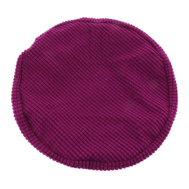Funda de silla redonda, funda de taburete de bar, funda de silla, funda de silla, funda elástica, Púrpura