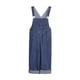 thumbnail image 3 of Mono informal de verano de denim para mujer con pierna recta - Poliéster, bolsillos, tirantes ajustables - S-XXL, 3 of 6