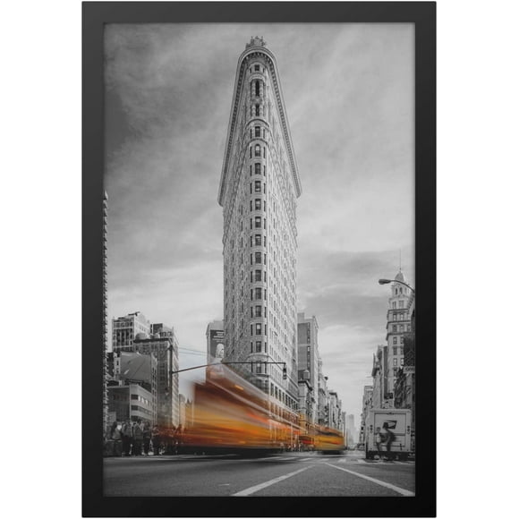 AmPm Tempered Glass 12x18 inch Poster Frame Black Wood Photo Picture Frame for Wall Vertically or Horizontally Display, Mounting Hardware Included