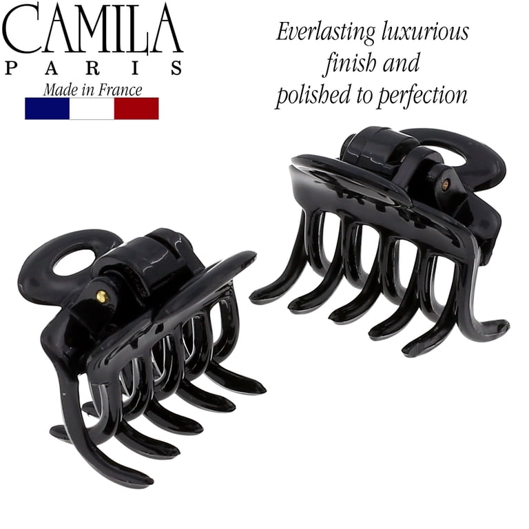 Small French Hair Claw Clips Set of 2 Strong Hold No Slip Grip Amazon.com: Camila Paris CP3554 French Hair Clip for Women  main image 4