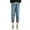 Blue #1, variant on Lroveb Capri Jeans for Women High Waisted Denim Pants Casual Comfortable Literary Embroidery Elastic Cutting Pants Jeans Red