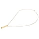 thumbnail image 5 of Collar de respiración consciente de acero inoxidable que reduce el estrés, collar portátil con silbato para ansiedad para mujeres y hombres, dorado, 5 of 15