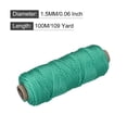 thumbnail image 2 of Torcida Albañil Línea Nylon Cordel Cuerda Cordón Verde 100M/109 Yardas 1.5mm Diámetro para Redes, Paisajismo, Hogar Mejora, Bricolaje Proyecto, Artesanía, Albañilería, 2 of 6