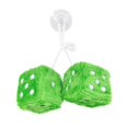 thumbnail image 1 of jinwen 2Pcs Mirror dices Soft Hanging dices Model for Ornament Decoration green, 1 of 9