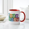 thumbnail image 6 of CafePress - Class Of 2017 Blocks Mug - 11 oz Ceramic Mug - Novelty Coffee Tea Cup, 6 of 6