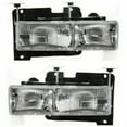 thumbnail image 3 of Geelife Front Headlight + Corner + Signal Lamps For 1995-1999 Chevrolet & GMC C/K Series, 3 of 13