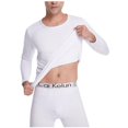 thumbnail image 5 of Frnrwgo Mens Lightweight Thermal Underwear Set Pullover Long Sleeve Soft Base Layer for Fall Spring Daily Wear, 5 of 5