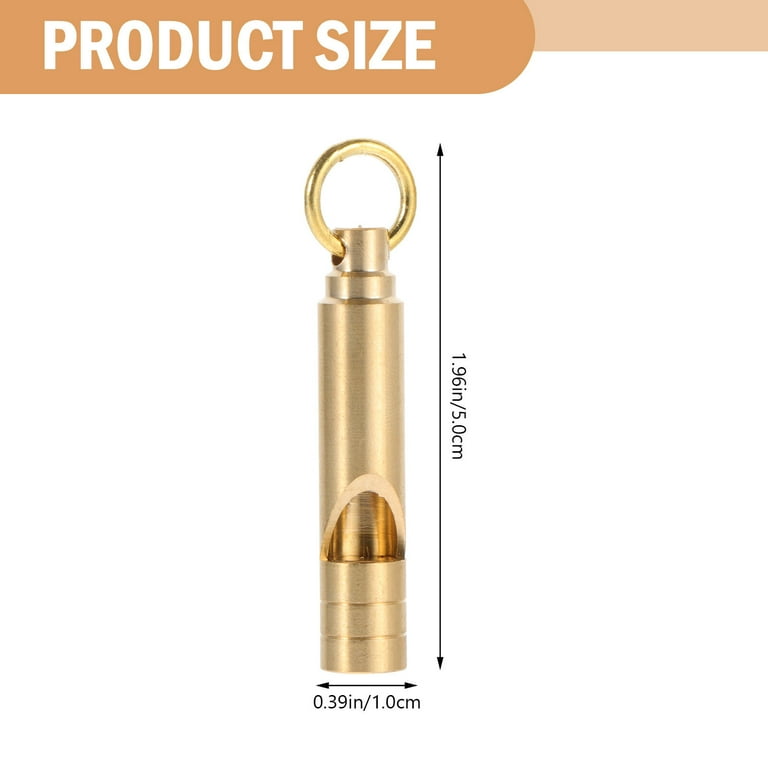 Vintage Brass Whistle Survival Waterproof Loud Whistles
