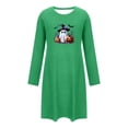 thumbnail image 4 of SELONE Nightgowns for Women Halloween Plus Size Short Nightshirts Ghost Long Sleeve Nightwear Gift for Wife Sleep Dress, 4 of 6