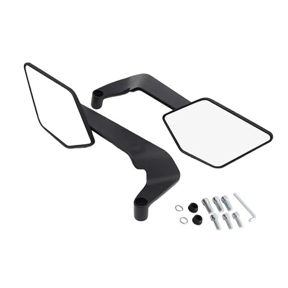 Motorcycle handlebar mirrors – 2 pieces rearview mirrors for motorcycles – aerodynamic reflector