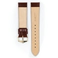 thumbnail image 4 of Hirsch Osiris Leather Watch Strap - Polished Mid Brown - M - 16mm - Shiny Gold Buckle - Calf Leather Band, 4 of 8