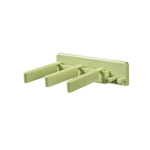 Inteprter Soporte para de 2 en 1, exprimidor de crema de tubo Facial de pared, estante dispensador de extracción doméstico desmontable Juegos de accesorios de baño Verde Inteprter HA065176-01