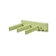 thumbnail image 5 of Advancent Soporte para de cocina baño pared colgante de tubo exprimidor de crema organizador estante dispensador de Verde 2piezas, 5 of 6