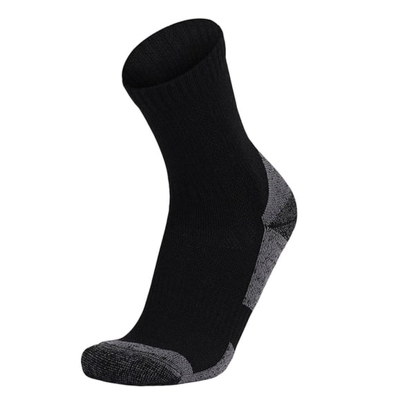 PWPSG Men's All-Season Socks Mid-Calf Socks Daily Casual Socks Comfy Warm Socks Outdoor Athletic Scoks for Hiking Running Skiing Black L