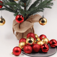 thumbnail image 3 of FloreceBien 24 piezas de 4 cm de bolas de Navidad irrompibles para árbol de Navidad, decoración para bodas, fiestas de cumpleaños, 3 of 5