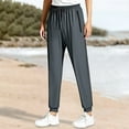 thumbnail image 2 of Stretch Active Pants for Women Over 50, Audhol Men's Slim Casual Pants Summer Casual Pants Men's Breathable Pants Features: Sweatpants Women Grey 3XL, 2 of 7