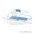 thumbnail image 2 of Campana de Cocina SANAIRE IMPERIAL 50 CM ALMENDRA, 2 of 2