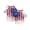 A005- White, variant on Small Dog Clothes Patriotic Star Print Lightweight Pet Shirt for Fourth of July Extra Large Red White Blue 1 Pack