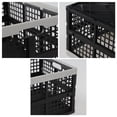 thumbnail image 4 of Hespama 42 L Plastic Collapsible Storage Crates, Large Folding Storage Basket, 4 Packs, 4 of 7