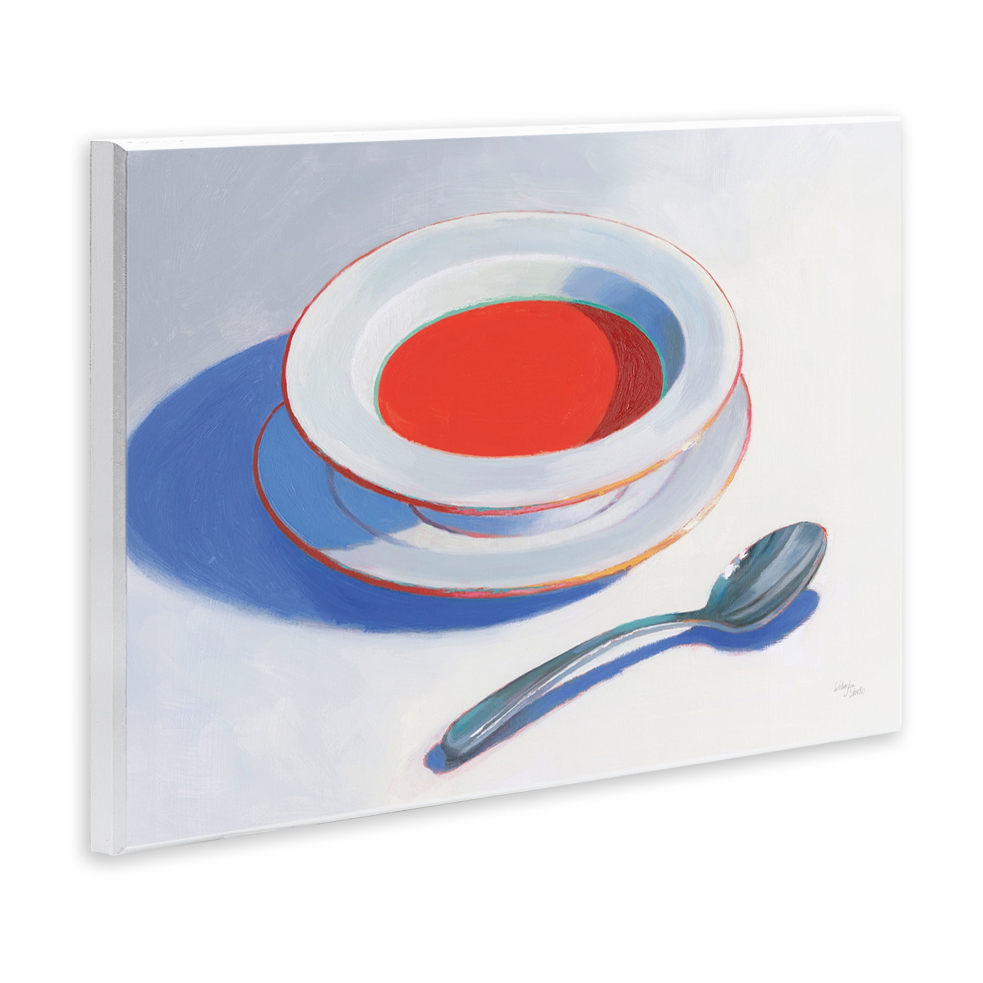 Stupell Industries Soup Du Jour Meal Food & Beverage Painting Unframed Art Print Wall Art, 15 x 10