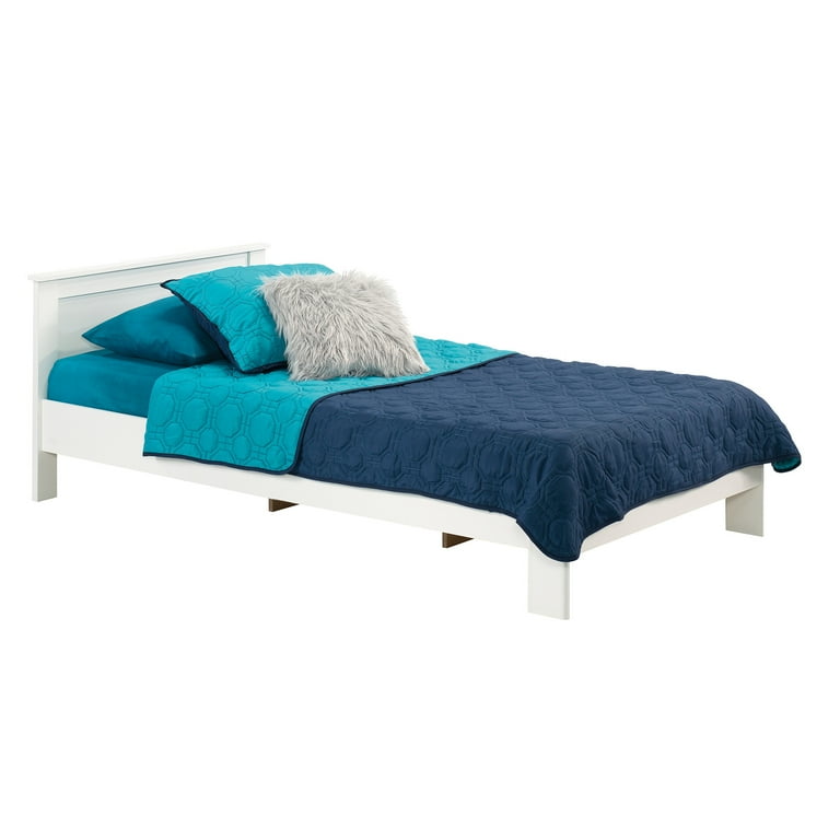 Your Zone Springbrook Twin Bed Soft White Finish Walmart