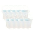 thumbnail image 1 of Glass&Bottle Party Buckets 32oz Transparent Containers With Lids And Handles For Drinks Snacks Pool Summer Events, 1 of 7