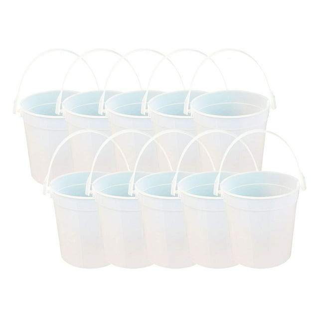 Glass&Bottle Barware Storage for Drinks 32oz Bucket with Lids and Handles Snowflake Theme Party for Summer Gatherings Snack Service Patio Kitchen