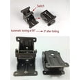 thumbnail image 4 of 2Pcs Foldable Support Bracket, Self-Locking Hinges, Folding Furniture Flap Leg Hinge, Foldable Support Leg Fittings and Brace, for Table, Bed and Mechanism Furniture, 4 of 4
